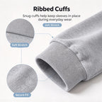 Women's Sweatshirt Lightweight Knit Notched V-Neck Ribbed Cuffs