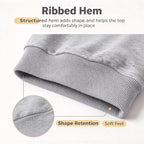 Women's Sweatshirt Lightweight Knit Notched V-Neck Ribbed Cuffs