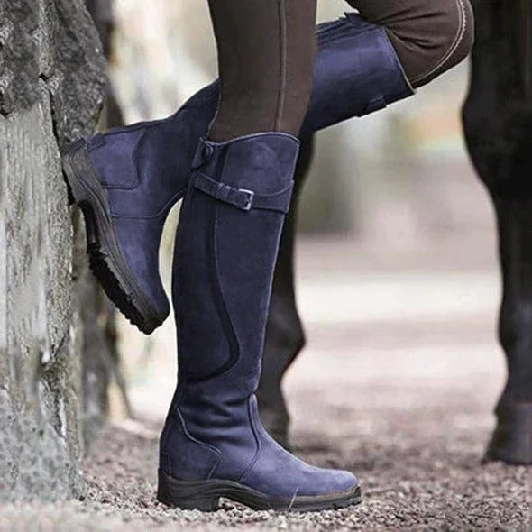 Women's Tall Boots Water-Resistant Moisture-Wicking Insole Rubber Traction