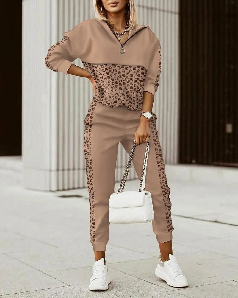 Women's Tracksuit Two-Piece Soft Breathable Loose Fit