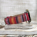 Women's Watch Braided PU Leather Strap Nickel-Free Adjustable Fit
