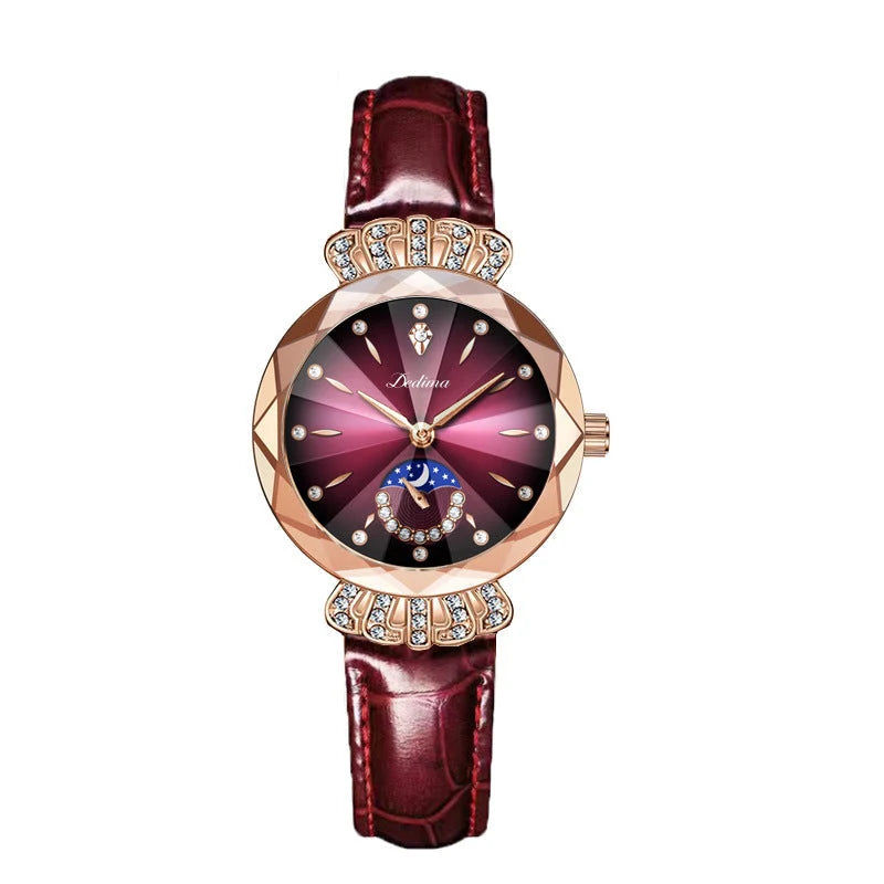 Women's Watch Stainless Steel Celestial Dial Quartz Movement