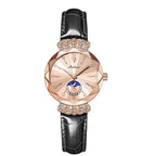 Women's Watch Stainless Steel Celestial Dial Quartz Movement