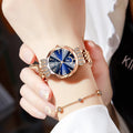 Women's Watch Stainless Steel Celestial Dial Quartz Movement