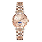 Women's Watch Stainless Steel Celestial Dial Quartz Movement