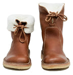Women's Winter Boots Full-Grain Leather Waterproof Wool-Lined