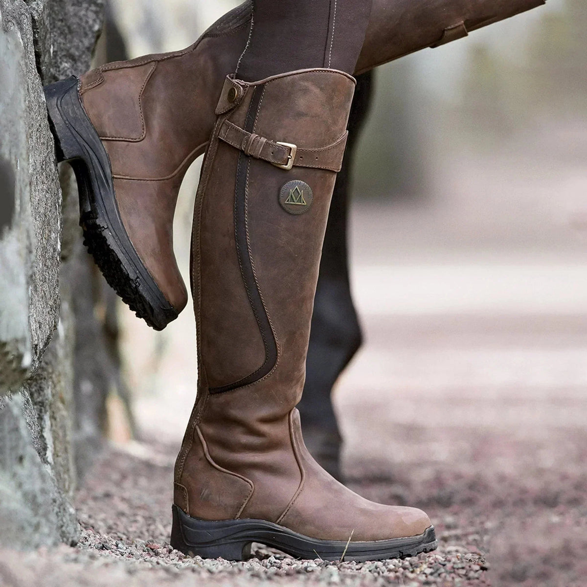Women's Winter Boots Waterproof Leather Anti-Slip Gel Sole