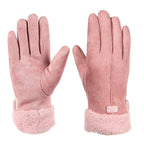 Women's Winter Gloves Wool Lined Touchscreen Windproof & Water-Repellent