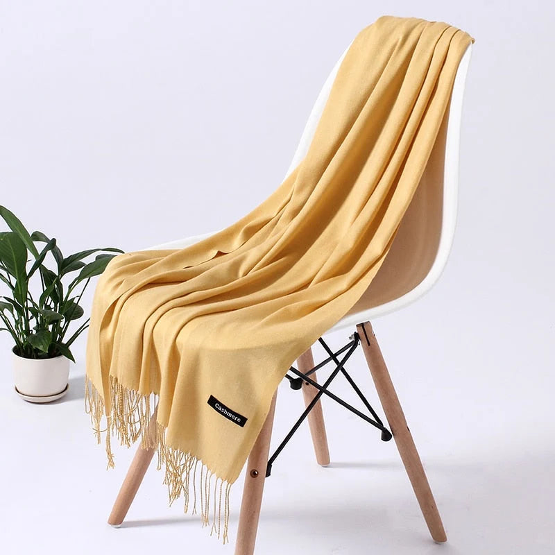 Women's Winter Scarf Soft Silky Polyester Lightweight