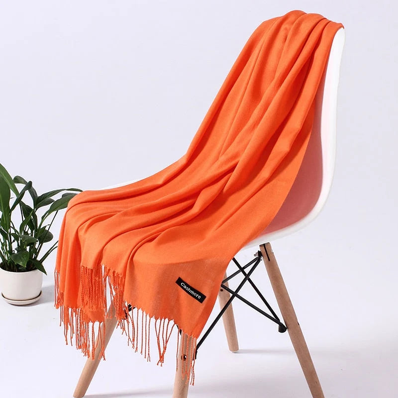 Women's Winter Scarf Soft Silky Polyester Lightweight