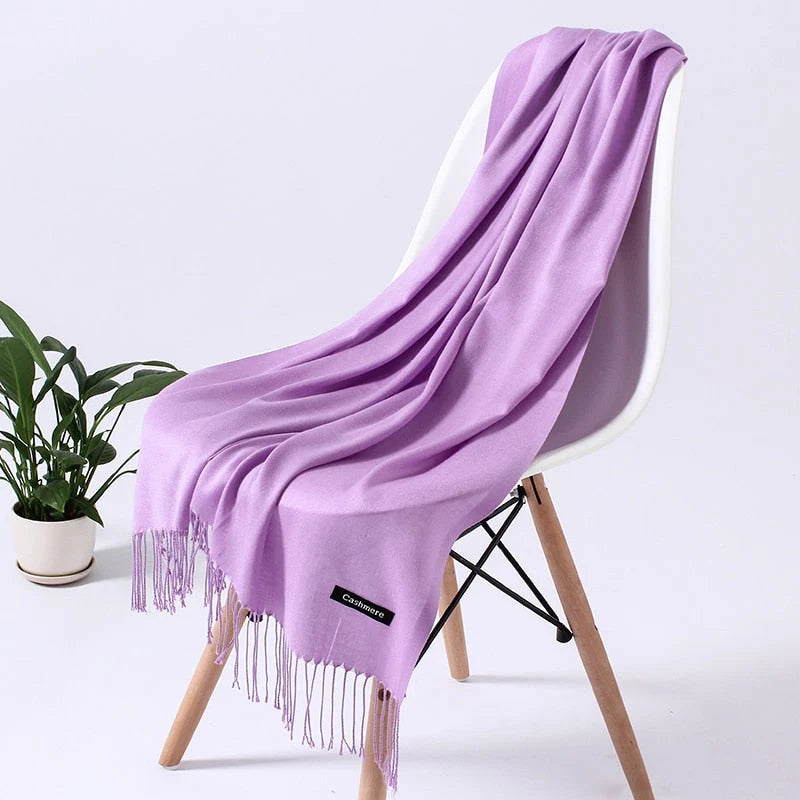 Women's Winter Scarf Soft Silky Polyester Lightweight