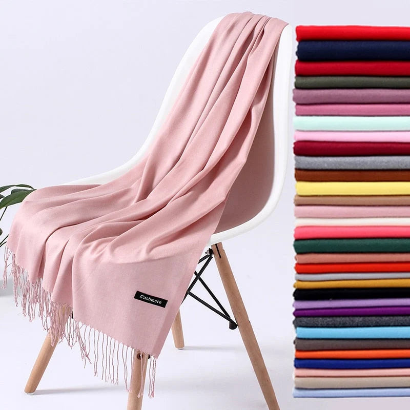 Women's Winter Scarf Soft Silky Polyester Lightweight