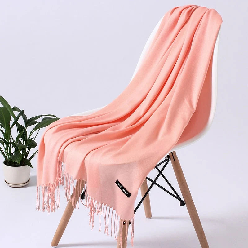 Women's Winter Scarf Soft Silky Polyester Lightweight