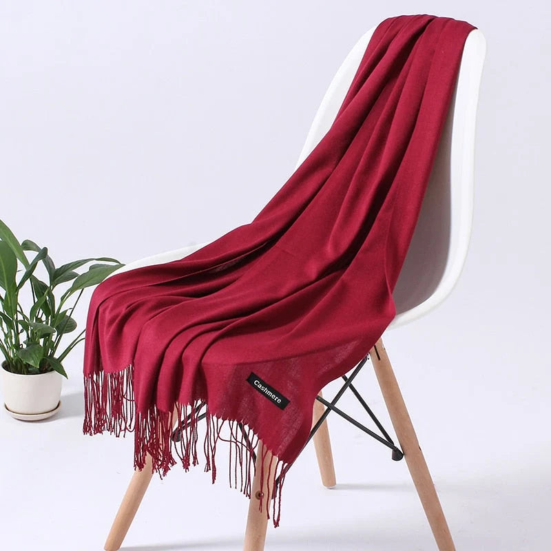 Women's Winter Scarf Soft Silky Polyester Lightweight
