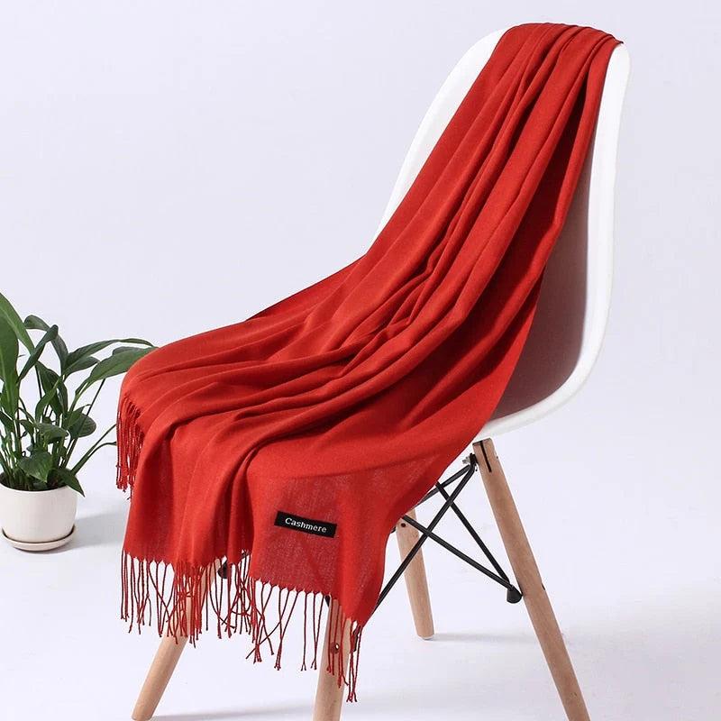 Women's Winter Scarf Soft Silky Polyester Lightweight