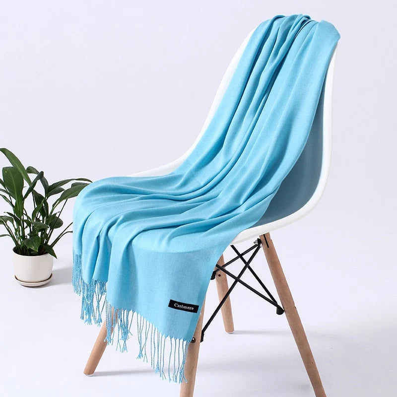 Women's Winter Scarf Soft Silky Polyester Lightweight
