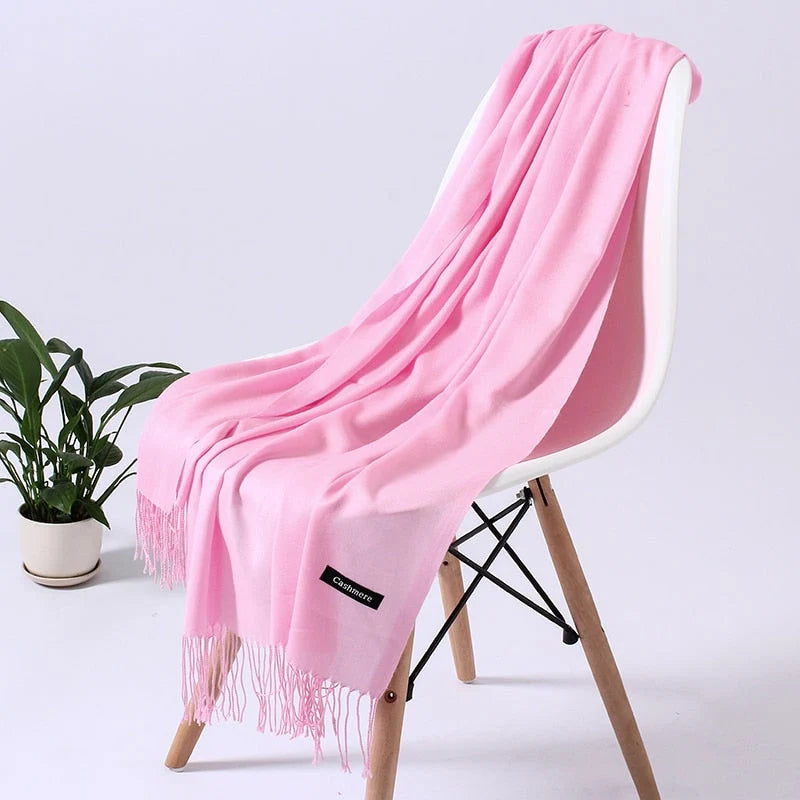 Women's Winter Scarf Soft Silky Polyester Lightweight