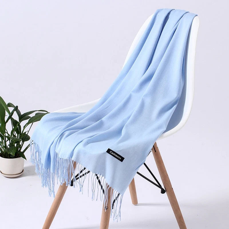 Women's Winter Scarf Soft Silky Polyester Lightweight