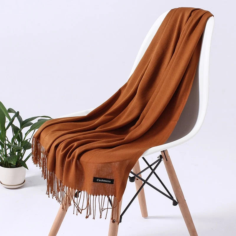 Women's Winter Scarf Soft Silky Polyester Lightweight