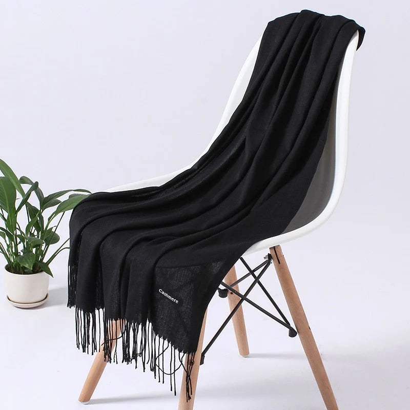Women's Winter Scarf Soft Silky Polyester Lightweight