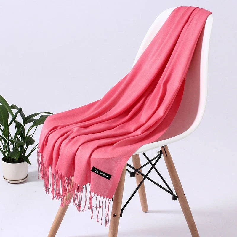 Women's Winter Scarf Soft Silky Polyester Lightweight