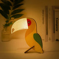 Wood & Acrylic USB-Powered Touch-Activated Kids Night Light