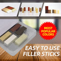 Wood Repair Kit 11 Mixable Wax Blocks & Heat Pen