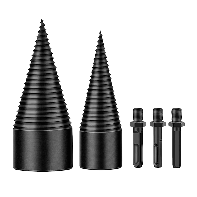 Wood Splitting Drill Bit Spiral Screw Universal Fit