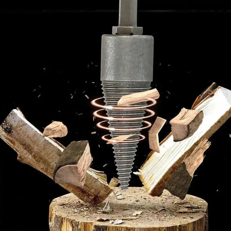 Wood Splitting Drill Bit Spiral Screw Universal Fit