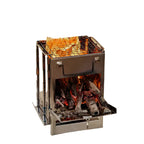 Wood Stove Foldable Stainless Steel Efficient Combustion
