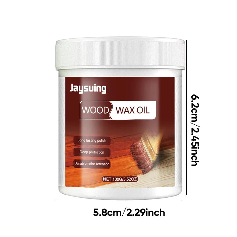 Wood Wax Natural Beeswax & Linseed Oil Water-Repellent