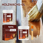 Wood Wax Natural Beeswax & Linseed Oil Water-Repellent