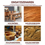 Wood Wax Natural Beeswax & Linseed Oil Water-Repellent