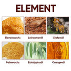 Wood Wax Natural Beeswax & Linseed Oil Water-Repellent