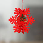 Wooden Christmas Ornament Laser Engraved 3D & Flat