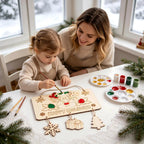 Wooden Christmas Sign Engraved Hanging String