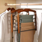 Wooden Clothes Hangers Solid Walnut Broad Shoulders