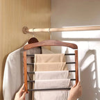 Wooden Clothes Hangers Solid Walnut Broad Shoulders