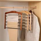 Wooden Clothes Hangers Solid Walnut Broad Shoulders
