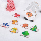 Wooden Decor Figures Seasonal Motifs Easy To Paint