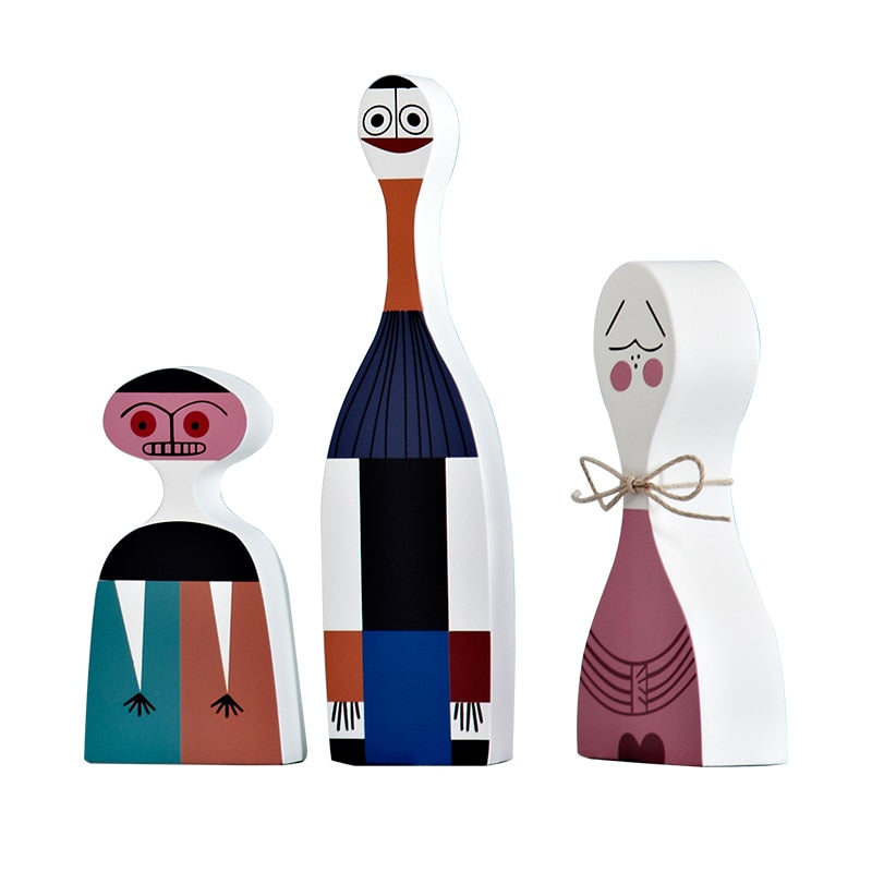 Wooden Figurine Handcrafted MDF Natural Finish