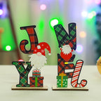 Wooden NOEL Letters Santa & Gifts