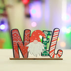 Wooden NOEL Letters Santa & Gifts