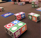 Wooden Puzzle Educational 20 Blocks & 60 Cards