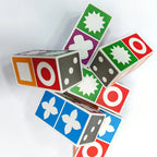 Wooden Puzzle Educational 20 Blocks & 60 Cards
