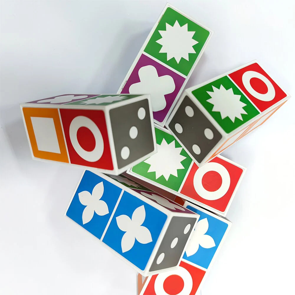 Wooden Puzzle Educational 20 Blocks & 60 Cards
