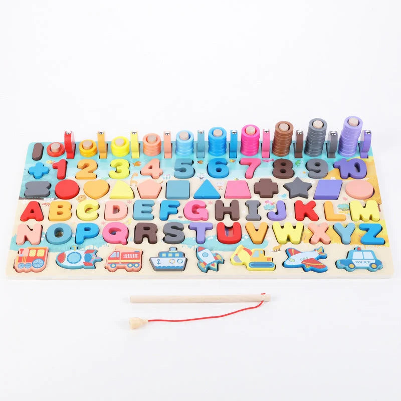 Wooden Puzzle Montessori 3D Durable Ages 1-3