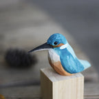 Wooden Robin Figurine Hand-Carved Sustainably Sourced Wood