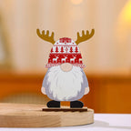Wooden Santa Figurine Handcrafted Intricate Design