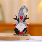 Wooden Santa Figurine Handcrafted Intricate Design